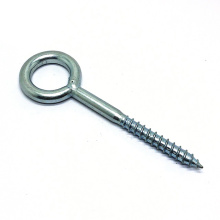 Top Sales 1.0*8mm Carbon Steel Blue White Zin Plated Open Or Close Eye Screw